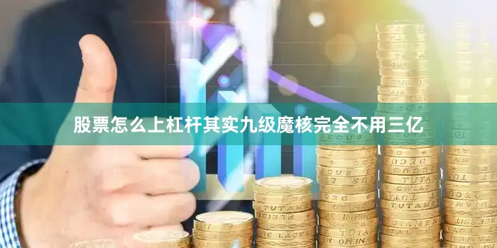 股票怎么上杠杆其实九级魔核完全不用三亿