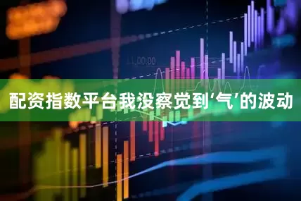 配资指数平台我没察觉到‘气’的波动