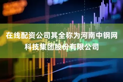 在线配资公司其全称为河南中钢网科技集团股份有限公司